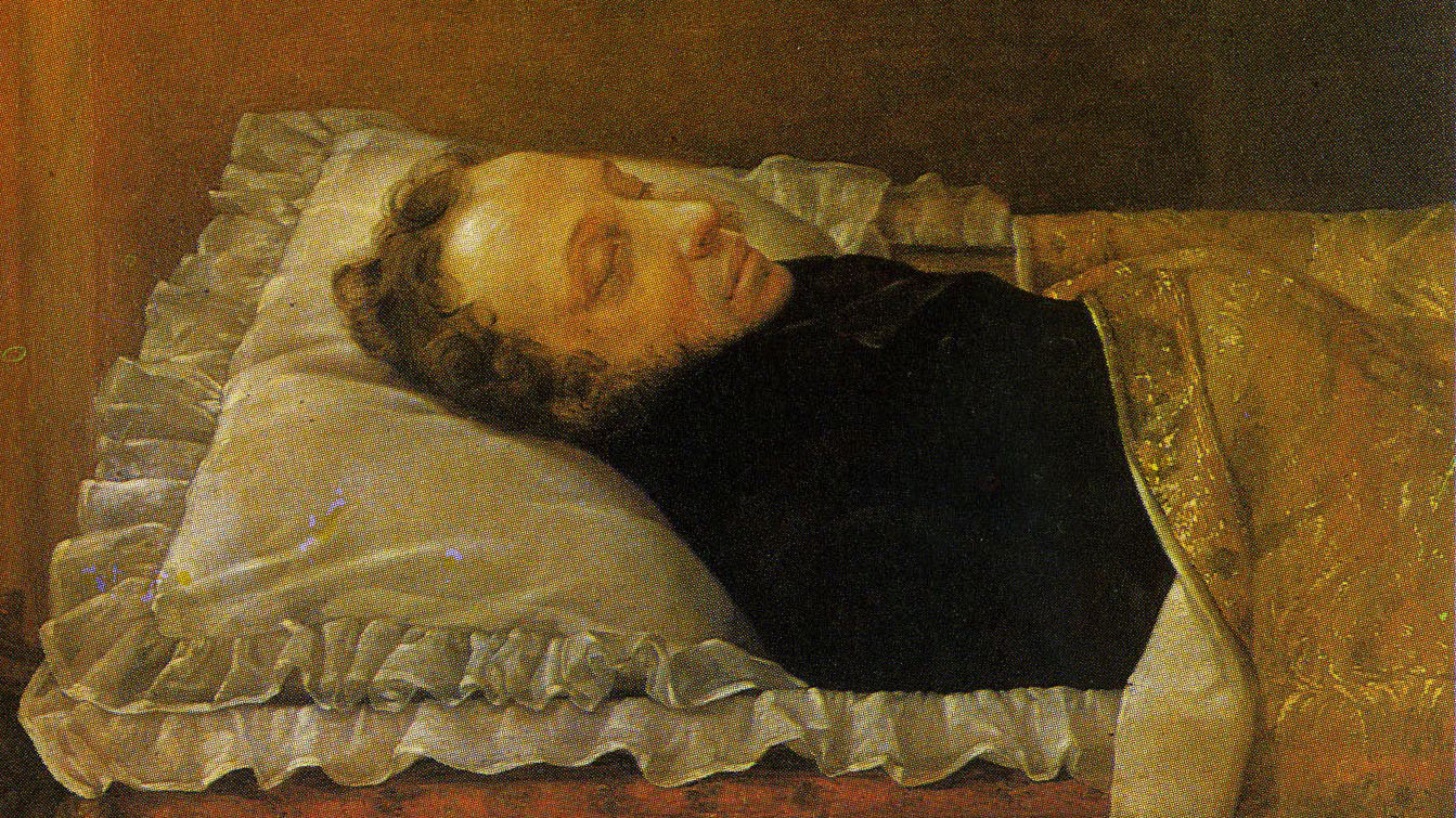 Крамской Достоевский на смертном одре