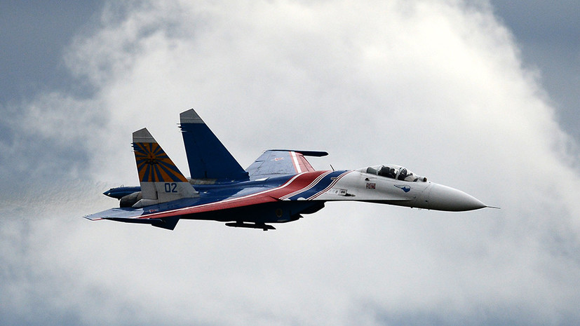 Су-27 пресёк попытку истребителя НАТО приблизиться к самолёту Шойгу над Балтикой