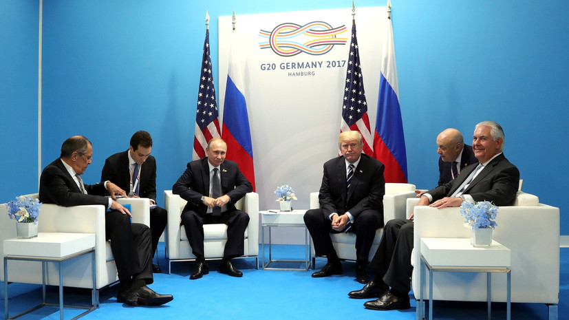 Два часа на высшем уровне: как прошла первая встреча Путина и Трампа