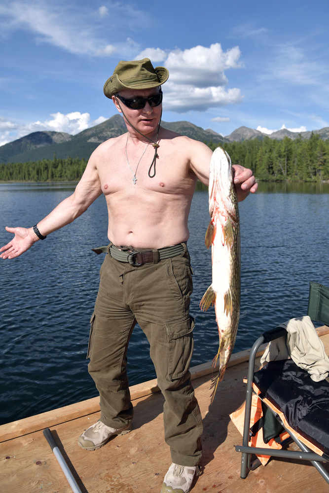 путин ездил на рыбалку