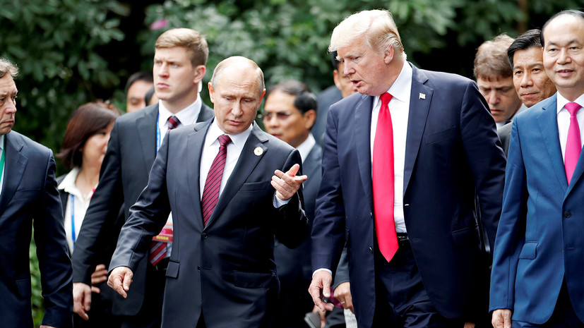 Путин и Трамп во время кратного общения согласовали заявление по Сирии»