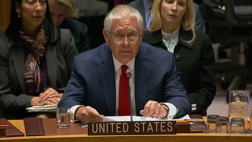 «Если что-то пойдёт не так»: Тиллерсон заявил о готовности США защититься от КНДР «всеми средствами»
