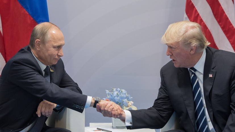 Позитивный пример сотрудничества: Путин поблагодарил Трампа за информацию о готовящихся в Петербурге терактах