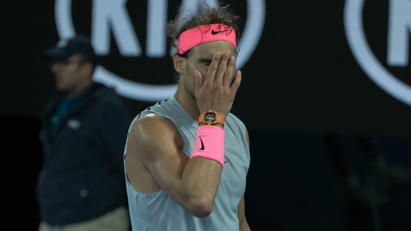 Надаль не доиграл из-за травмы четвертьфинал Australian Open против Чилича