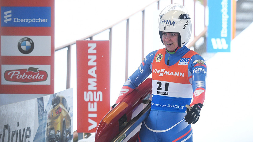 Россиянка Иванова стала чемпионкой Европы по санному спорту