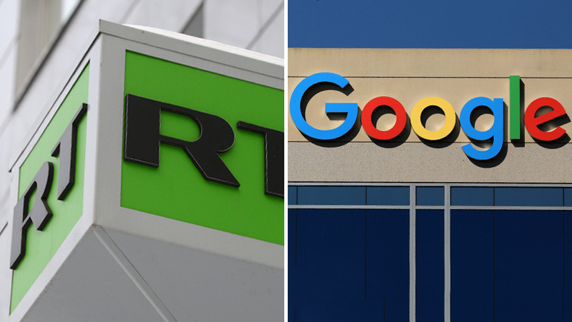 Почему Google решил особым образом отметить видео RT в YouTube
