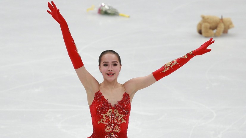 Фигуристка Загитова выиграла произвольную программу в командном турнире на ОИ-2018