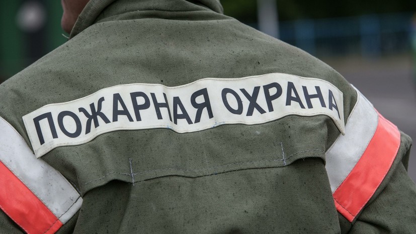 В Иркутской области произошёл крупный пожар