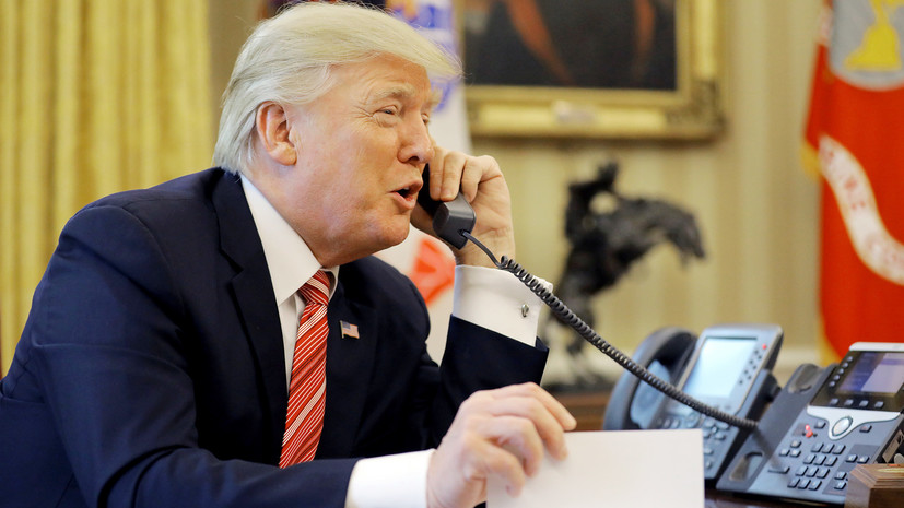 СМИ: Трамп провёл телефонный разговор с Путиным