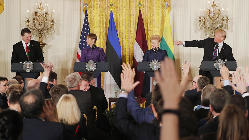 Чего стремятся добиться лидеры прибалтийских стран от США