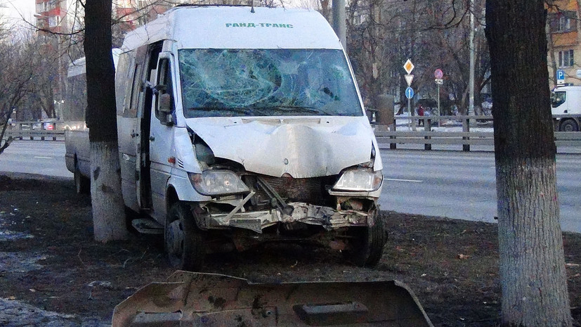 На юго-востоке Москвы произошло ДТП с участием маршрутки