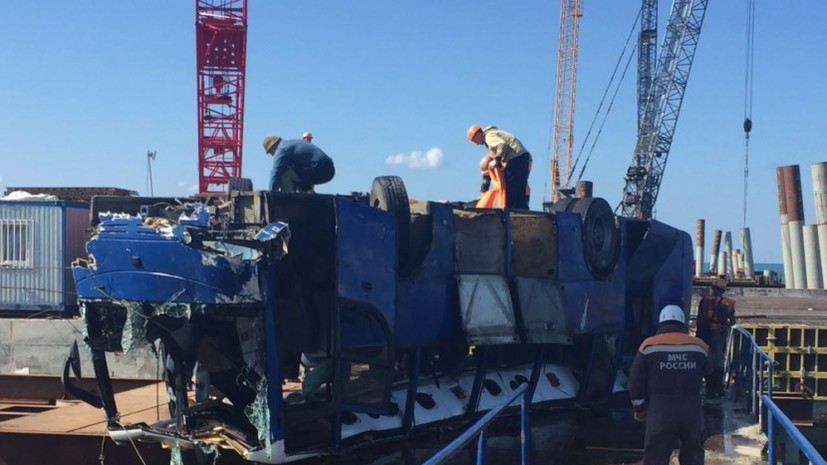 Водитель упавшего в море в Краснодарском крае автобуса приговорён к 4,5 года лишения свободы