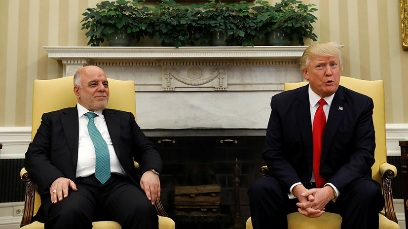 Трамп и премьер Ирака обсудили ситуацию в Сирии