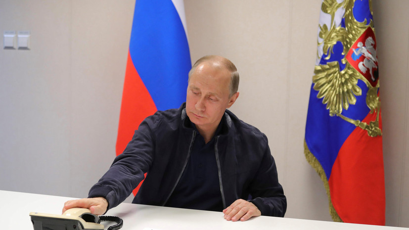 Источник: Эрдоган и Путин обсудили события в Сирии