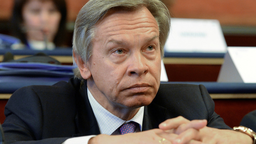 Пушков прокомментировал предложение Порошенко лишить гражданства Украины жителей Крыма