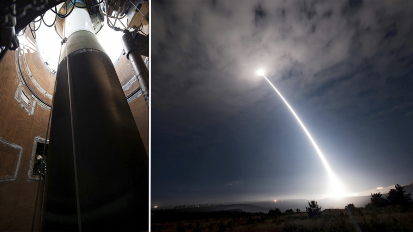 США испытали баллистическую ракету Minuteman III, способную нести ядерный заряд