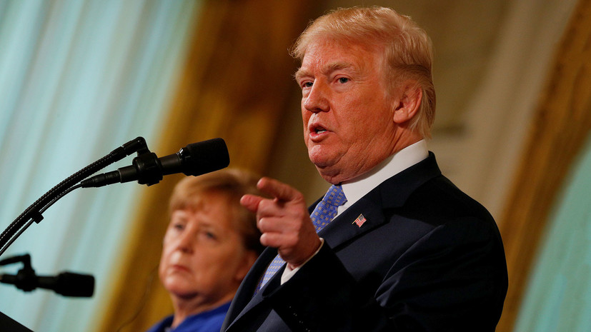 Политолог назвал сложными переговоры Меркель с Трампом по антироссийским санкциям