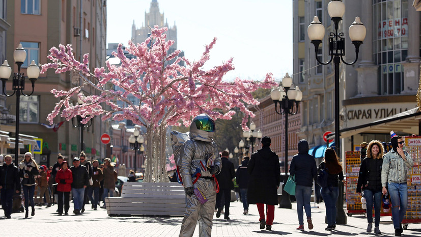 В Москве 29 апреля ожидается до +18 °C