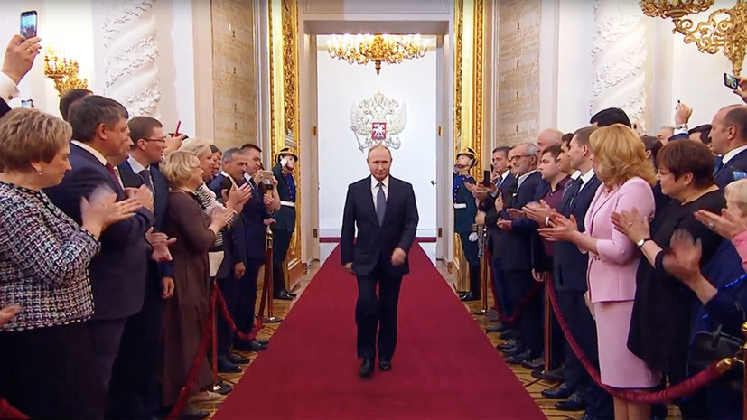 Путин вступил в должность президента России