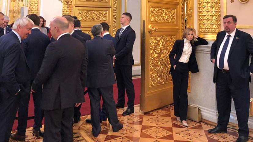 Поклонская прокомментировала своё «скучающее» фото с инаугурации Путина