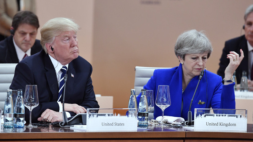 Мэй заверила Трампа, что Великобритания продолжит оказывать давление на КНДР