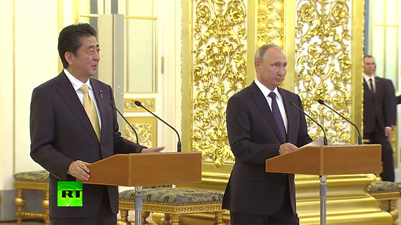Путин и Абэ связались с экипажем МКС