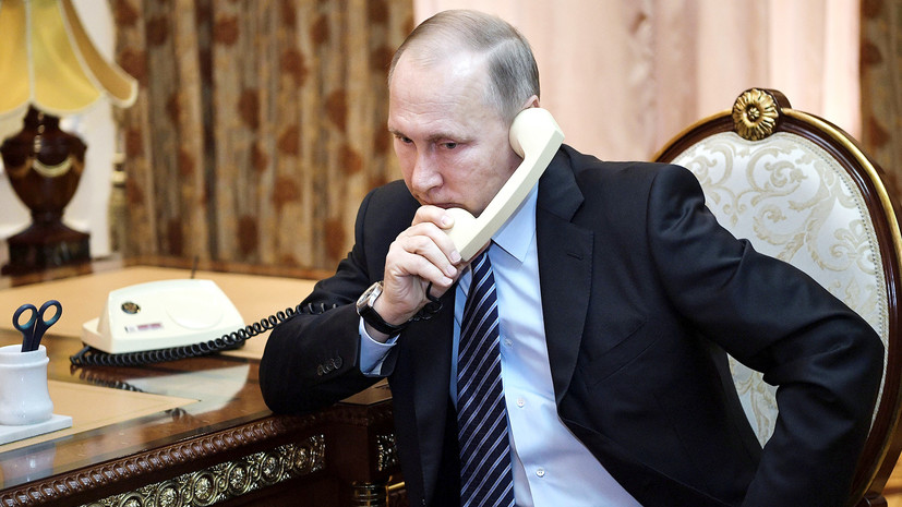 Путин обсудил с Эрдоганом ситуацию в Сирии