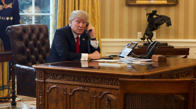 Белый дом: Трамп поздравляет Путина с инаугурацией