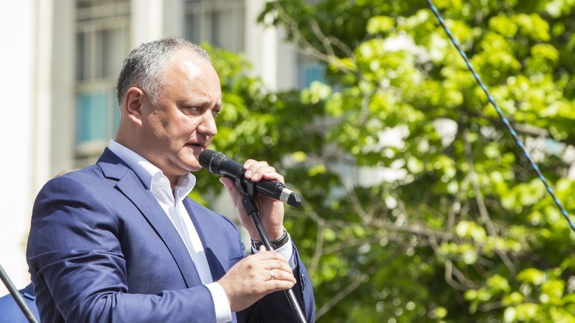 Додон заявил о планах посетить Россию в сентябре