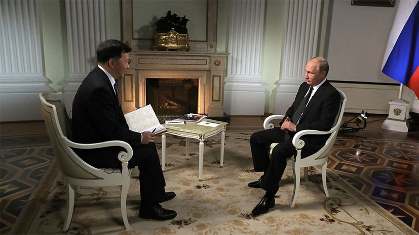 «Санкции не заставят нас отказаться от суверенного пути развития»: Путин — китайским СМИ в преддверии визита в КНР