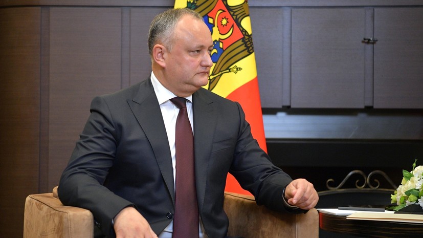 Додон рассказал о невозможности его шантажировать