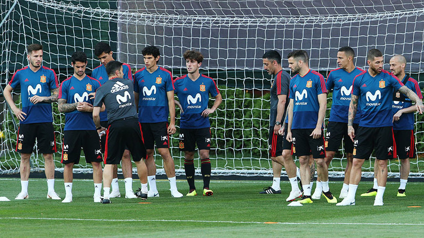 Под новым началом: сборная Испании по футболу проводит первую тренировку после отставки Лопетеги
