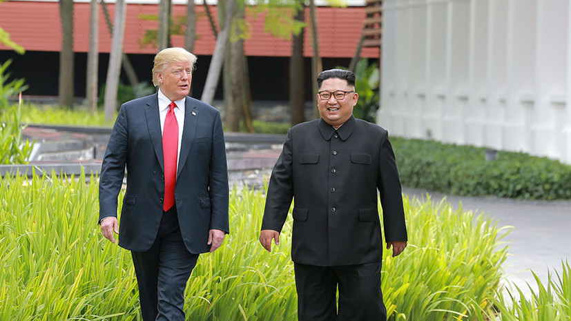 Трамп рассказал о «хорошей химии» между ним и Ким Чен Ыном