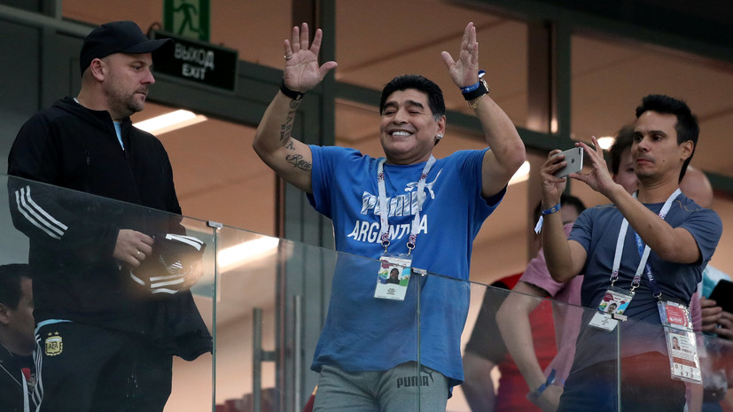 Марадона хочет собрать легенд сборной Аргентины и встретиться с игроками нынешней национальной команды
