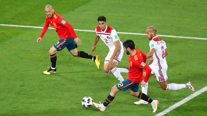 Испания сыграла вничью с Марокко и вышла в плей-офф ЧМ-2018