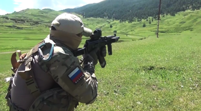 Опубликовано видео с места ликвидации главаря вооружённой банды в Дагестане