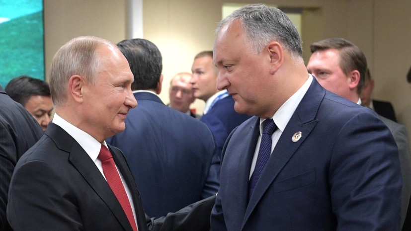 Додон намерен встретиться с Путиным 13—14 июля