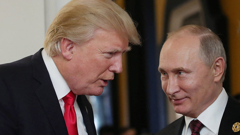 Кремль: Путин поздравил Трампа с Днём независимости США