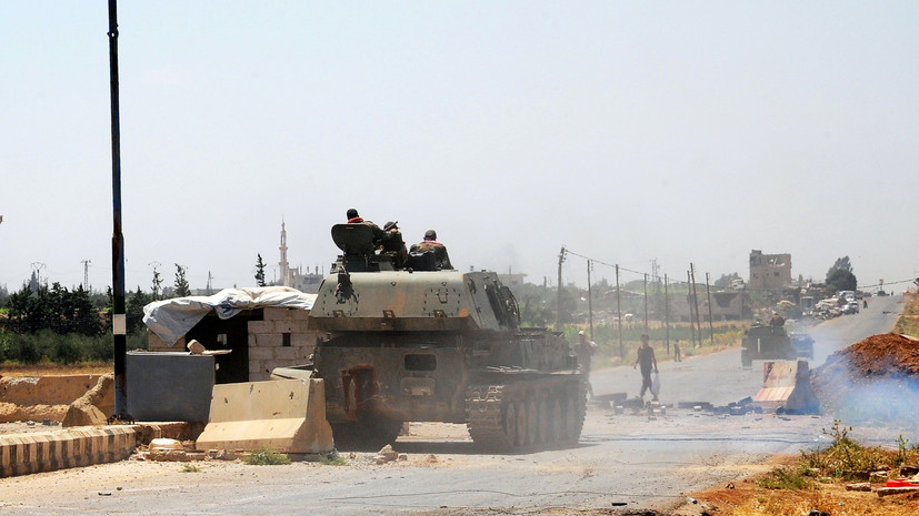 Достигнуто соглашение о выводе боевиков из всех городов провинции Дераа