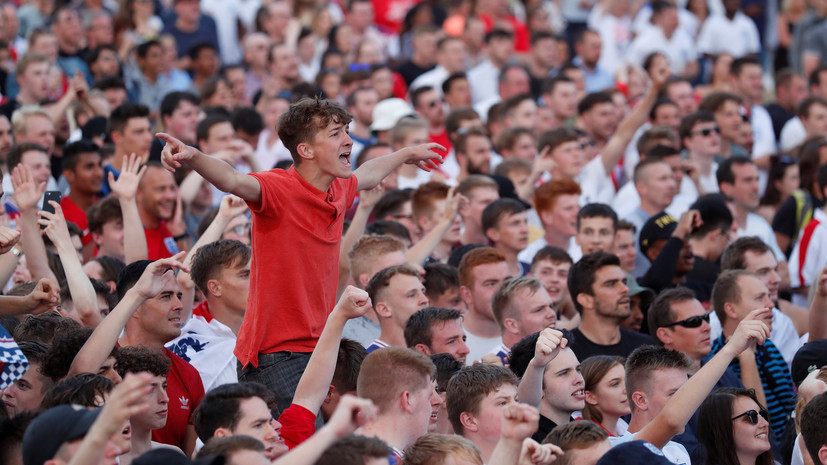 ФИФА изучает скандирования болельщиков сборной Англии во время матча ЧМ-2018 с Хорватией