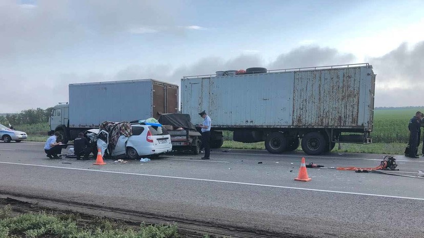 В Волгоградской области в результате ДТП погибли пять человек