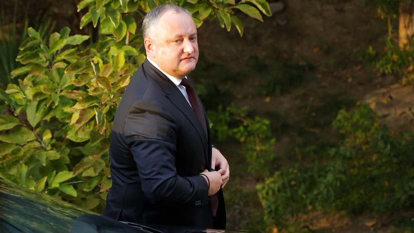 Додон рассказал о прогрессе в решении приднестровского вопроса