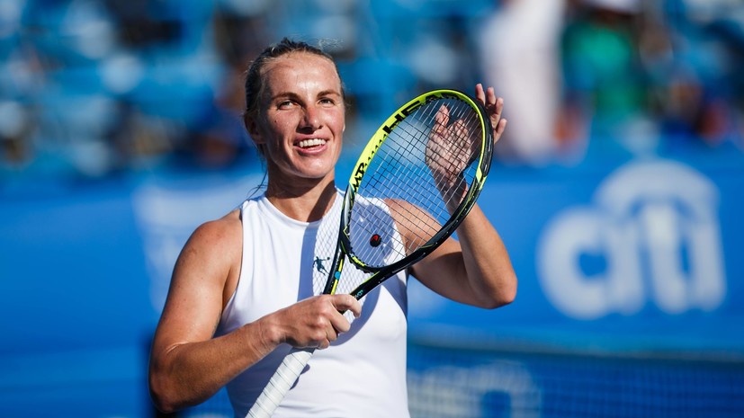 Кузнецова обыграла Петкович и вышла в финал турнира WTA в Вашингтоне