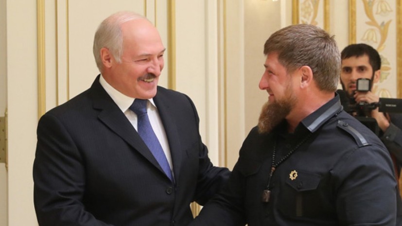 Лукашенко наградил Кадырова орденом Дружбы народов