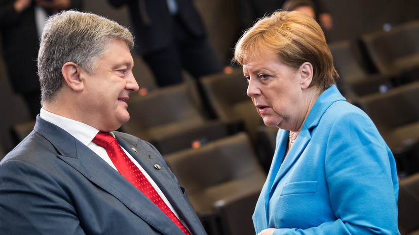 Порошенко анонсировал визит Меркель на Украину