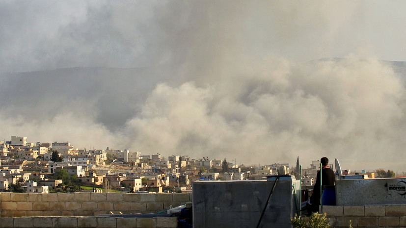 В ЦПВС рассказали об отснятых боевиками кадрах постановочной «химатаки» в Идлибе