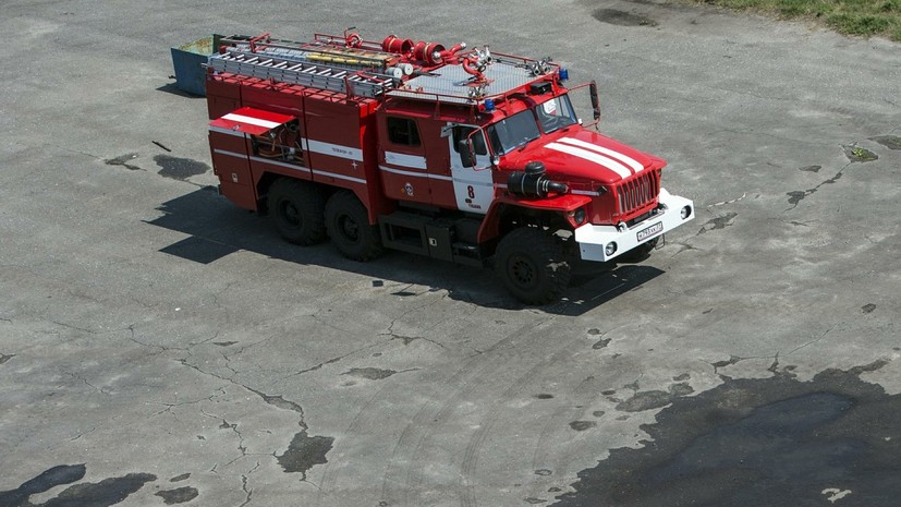 В Ленинградской области произошёл пожар на площади 500 квадратных метров