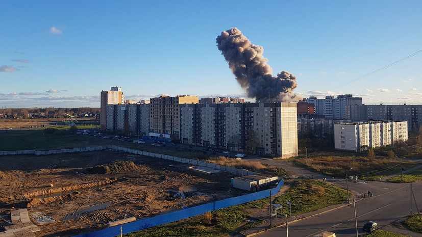 Из-за взрыва на заводе в Гатчине повреждены 16 домов