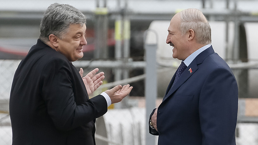 Порошенко рассказал о доверии между ним и Лукашенко
