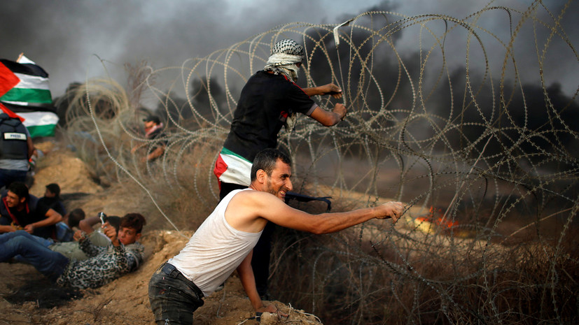В ходе столкновений на границе сектора Газа погибли шесть палестинцев